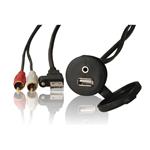 Montaje para panel conector AUX USB/3,5 mm Fusion