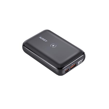 AUKEY PB-WL01S Batería externa inalámbrica Basix Pro Mini de 10 000 mAh (20 W de potencia)